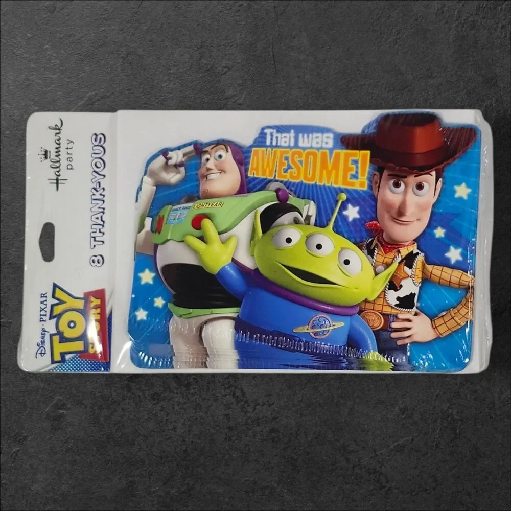 Toy Story Hallmark Thank You Cards 24ct Bundle New Sealed Pixar Disney Party